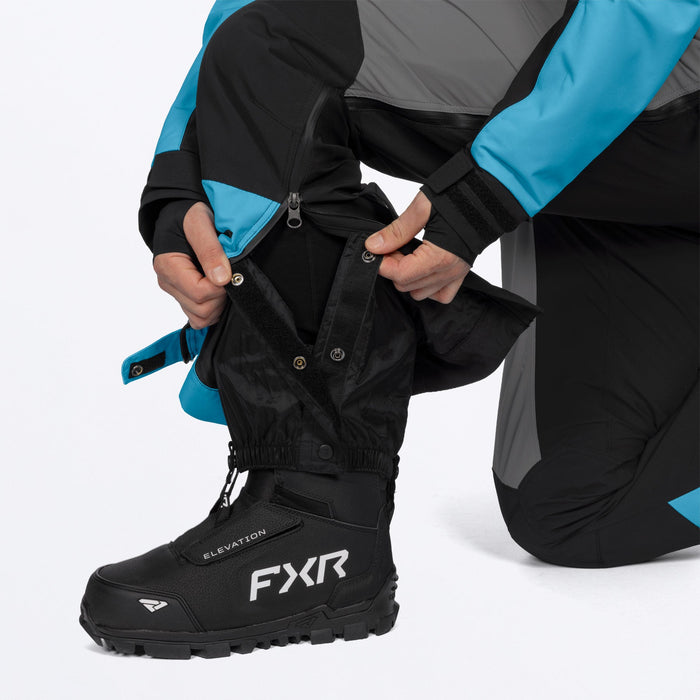 FXR VERTICAL MTX LITE MONOSUITS in Blue/Ti/Black