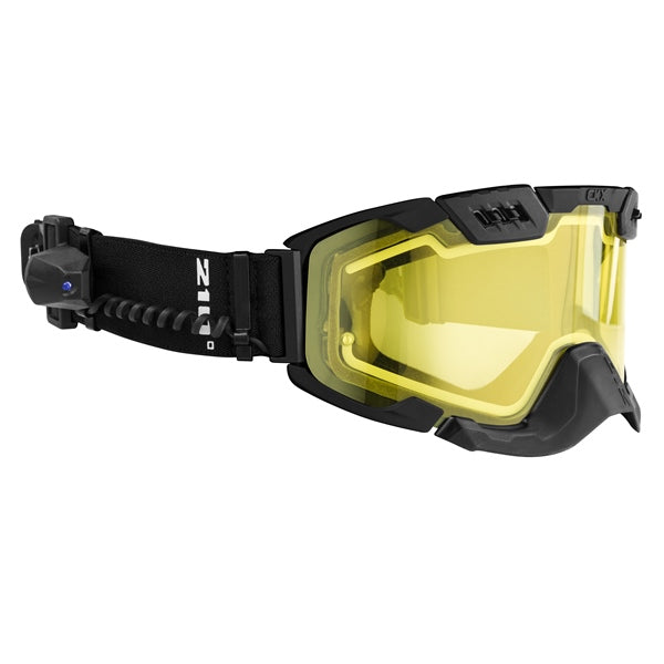 CKX 210 Electric googles Backcountry Version 2025 - Mat Black - Yellow - Ventilated 