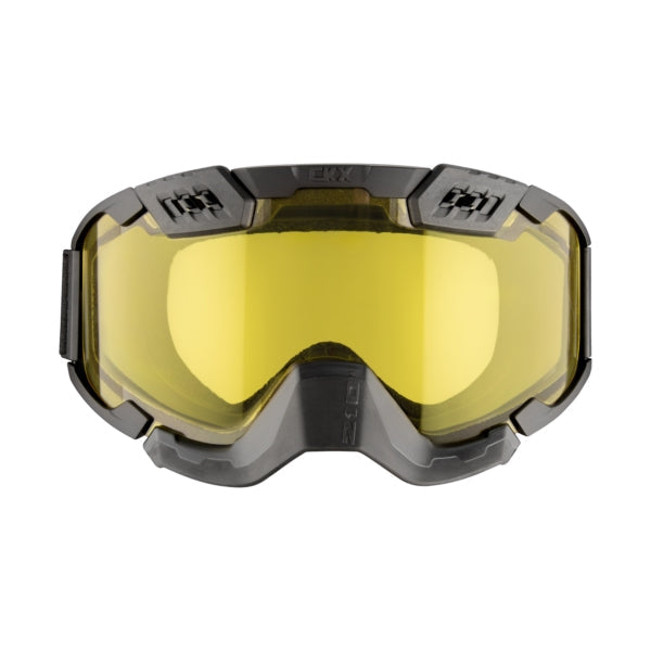 CKX 210 Trail Goggles 2025 - Mat Black - Yellow - Controlled Vents 