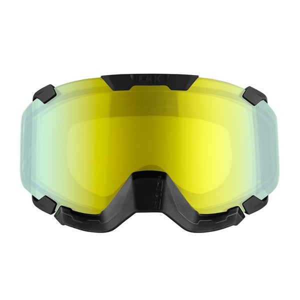 CKX 210 Trail Goggles 2025 - Mat Black  - Gold mirror - Isolated 