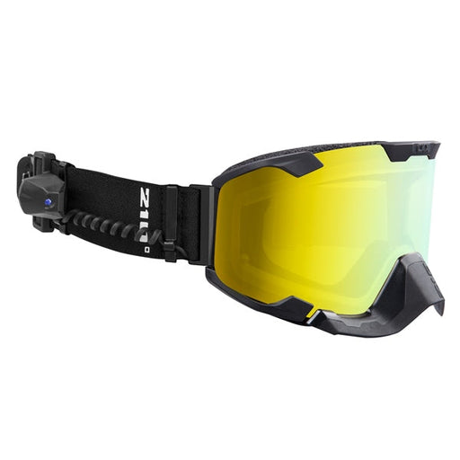 CKX 210 Electric googles Trail Version  2025 - Mat Black - Mirror Gold - Insulated