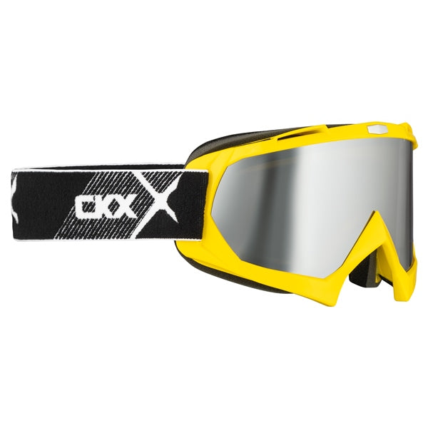 CKX Assault Junior Snowgoggles 2025 - Yellow - Revo Silver
