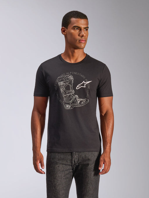 ALPINESTARS TECH BOOT 2.0 CSF T-SHIRT 2026 in Black