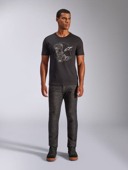ALPINESTARS TECH BOOT 2.0 CSF T-SHIRT 2026 in Black
