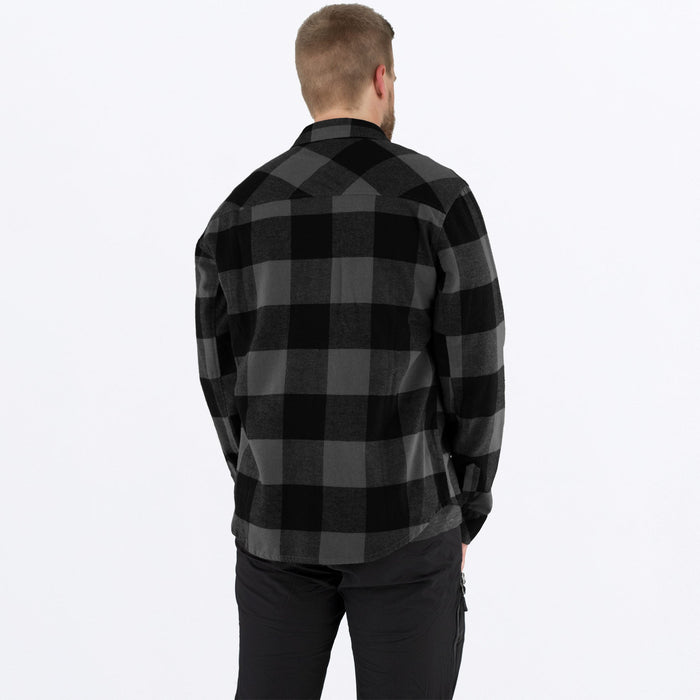 FXR Timber Flanner T-shirt in Charcoal/Black