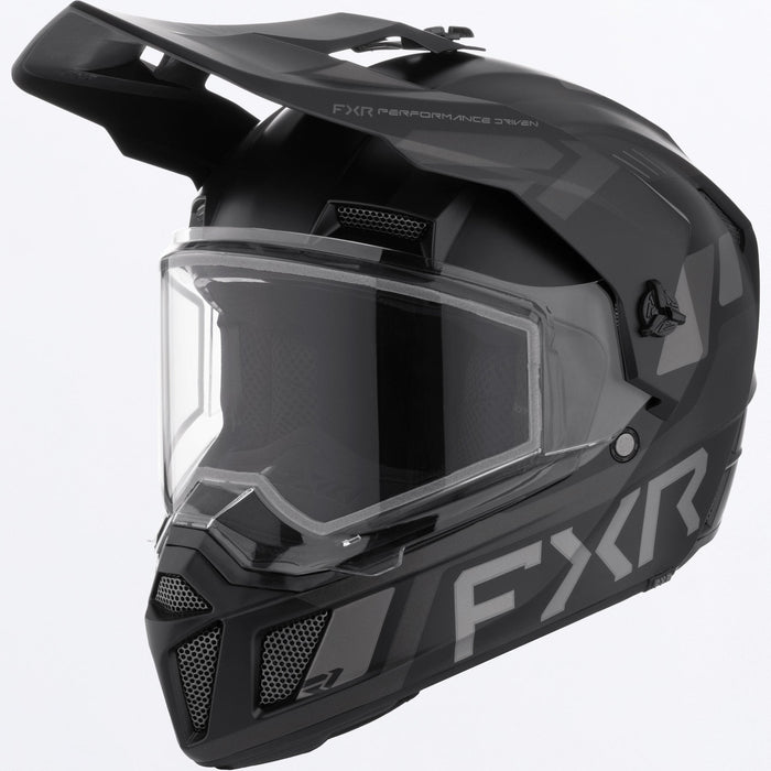 FXR YOUTH CLUTCH X HELMET 2025 - Black Ops