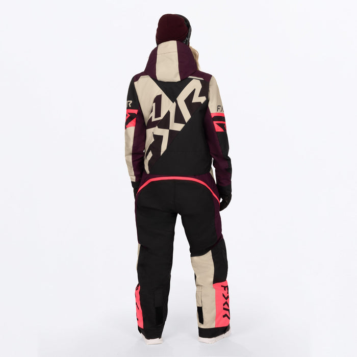 FXR COLD CROSS CX LITE MONOSUIT in Sand/Plum/Coral
