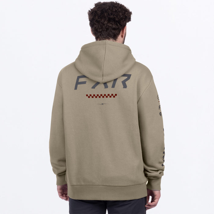 FXR STACK COTTON MEN'S LIFESTYLE ZIP-UP HOODIE 2025 - Stone/Char