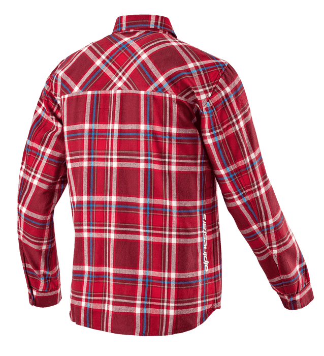ALPINESTARS WHISTLER WIND PLAID SHIRTS 2026 in Maroon