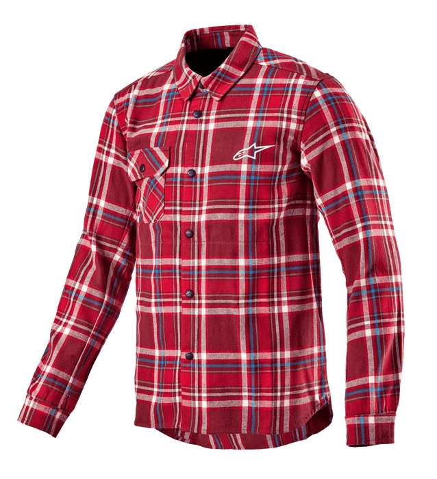 ALPINESTARS WHISTLER WIND PLAID SHIRTS 2026 in Maroon