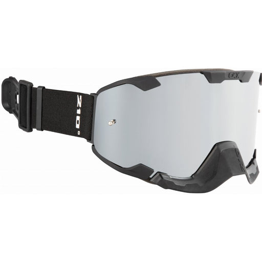 CKX 210° OFF ROAD GOGGLE in Rapid Clip Mat black - Mirror Silver