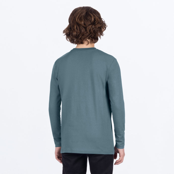 FXR YOUTH HYDROGEN PREMIUM LONGSLEEVE 2025 - Steel