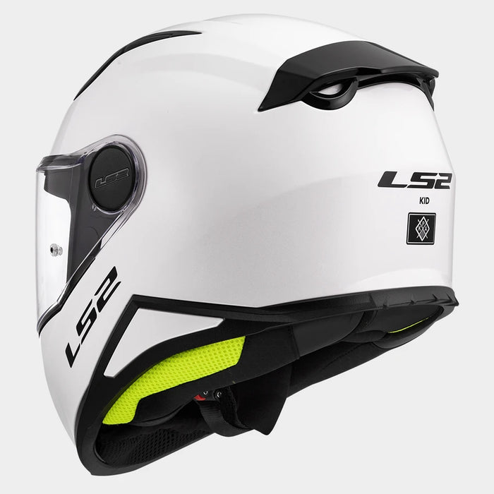 LS2 FF812 KID SOLID HELMET 2026 in White