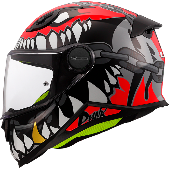 LS2 FF812 KID PUNK HELMET 2026 in Grey/Red