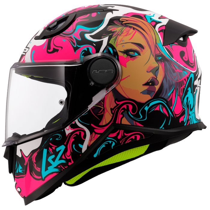 LS2 FF812 KID CYBERG HELMET 2026 in Matte Cyan