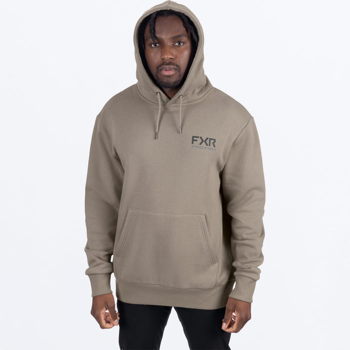 FXR WALLEYE COTTON PULLOVER HOODIE 2025 - Stone/Steel