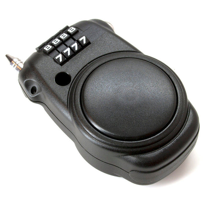 Lock With Retractable Wire