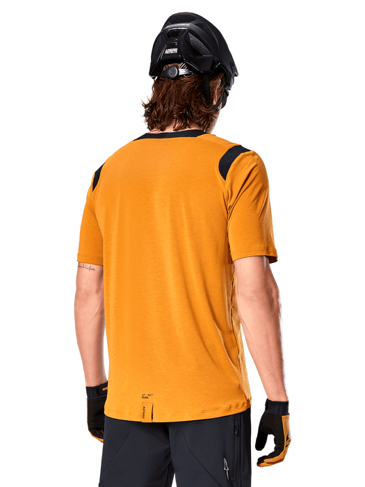 ALPINESTARS A-DURA DRY WOOL SHORT-SLEEVE JERSEY 2026 in Dark Gold