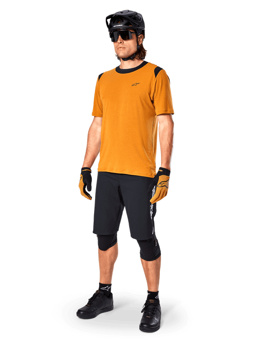 ALPINESTARS A-DURA DRY WOOL SHORT-SLEEVE JERSEY 2026 in Dark Gold