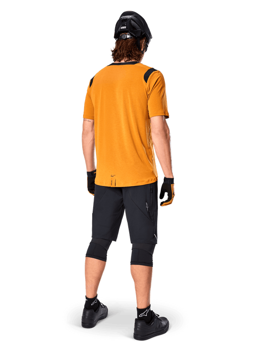 ALPINESTARS A-DURA DRY WOOL SHORT-SLEEVE JERSEY 2026 in Dark Gold