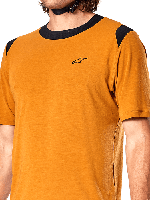 ALPINESTARS A-DURA DRY WOOL SHORT-SLEEVE JERSEY 2026 in Dark Gold