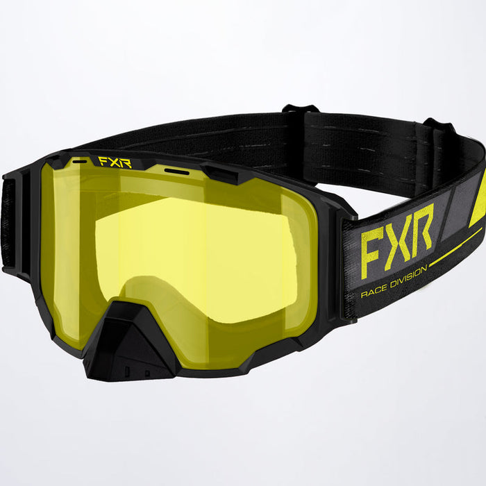 FXR Maverick MX Goggle Black/Char/Hi Vis