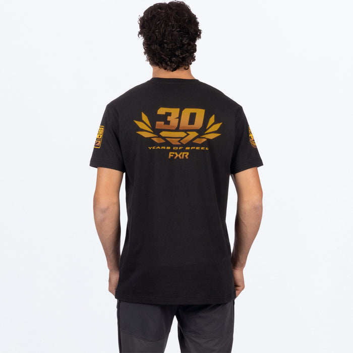 FXR 30 YEARS OF SPEED PREMIUM T-SHIRT 2025 - Black/Kash