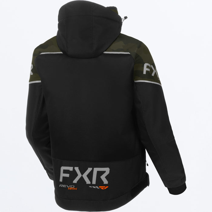 FXR REVO RRX 2-IN-1 JACKET 2025 - Black/Army Camo/Orange