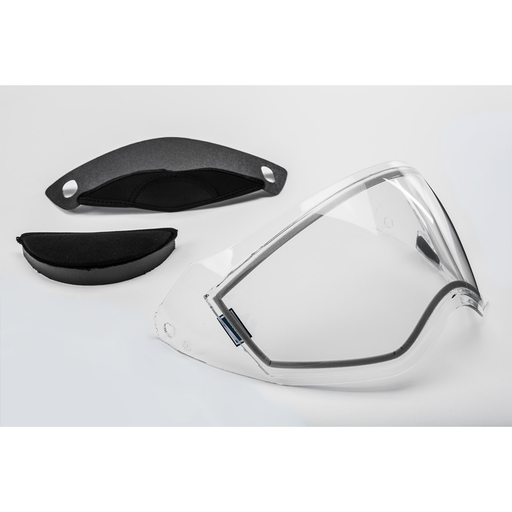 GM11 - Cold Weather Kit - (Clear Double Lens Shield, Breath Guard, and Chin Curtain)