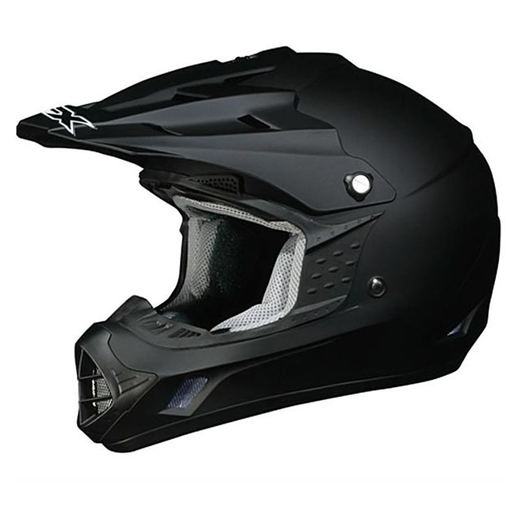 AFX FX-17 Solid Helmet in Flat Black
