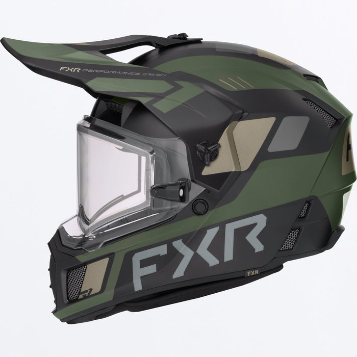FXR CLUTCH X HELMET 2025 - Black/Army