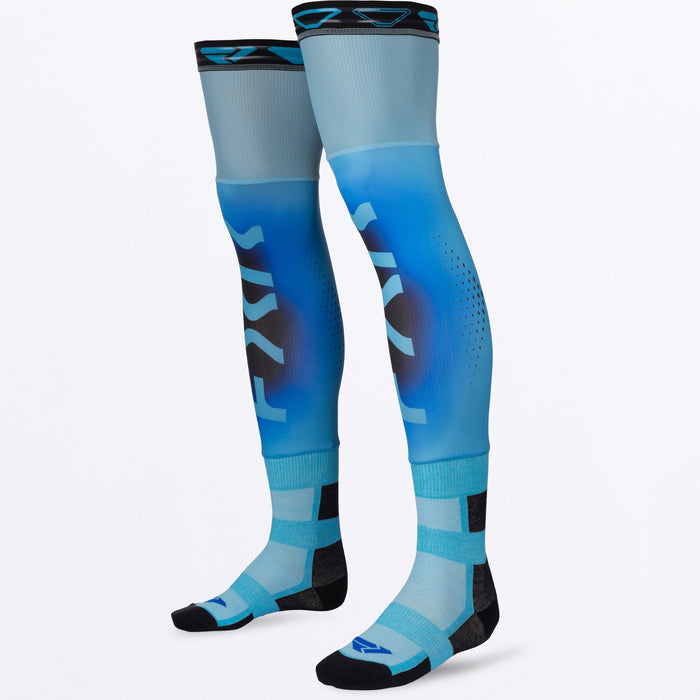 FXR RIDING SOCK AIR (1 PAIR) SNOW 2027 in Sky/Black