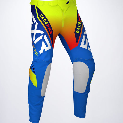 FXR Helium Youth Pants in Blue/Hi Vis/Red