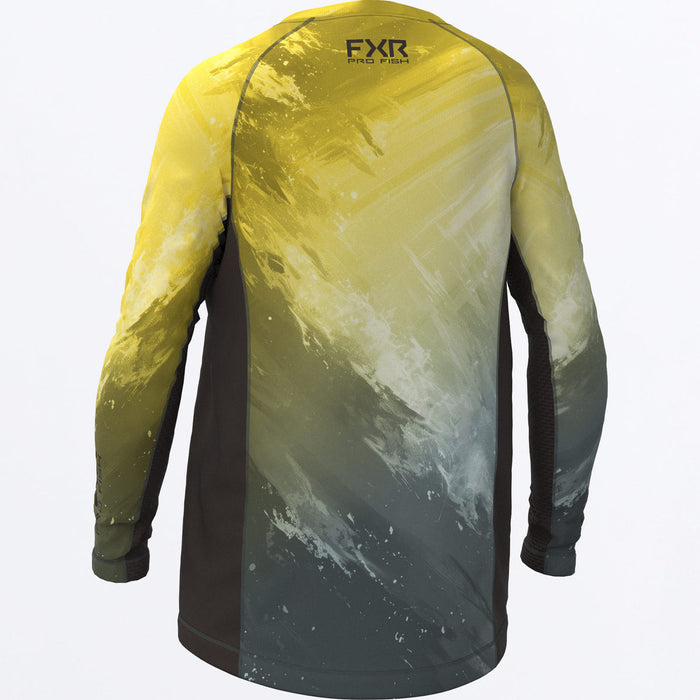 FXR DERBY UPF YOUTH LONGSLEEVE 2025 in Bermuda/Sundust