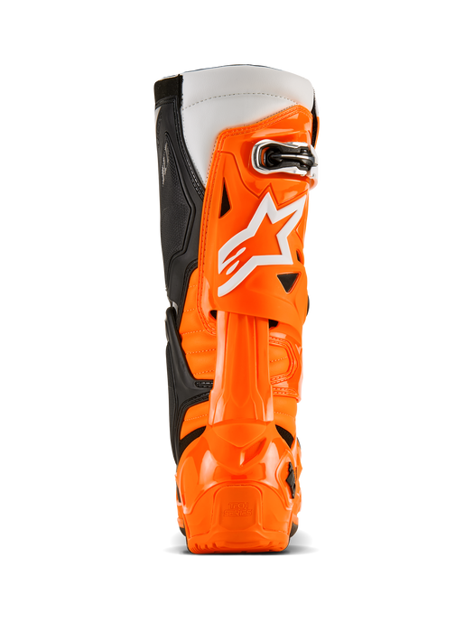 ALPINESTARS TECH 10 ENDURO BOOTS 2026 in Fluo Orange/Black/White