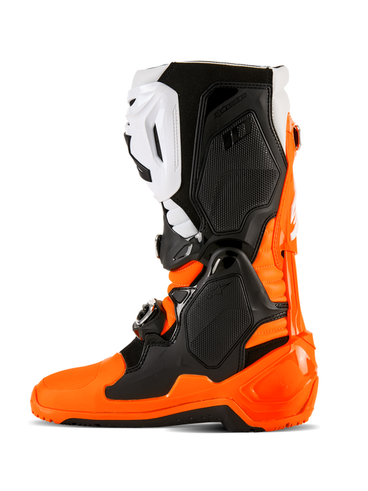 ALPINESTARS TECH 10 ENDURO BOOTS 2026 in Fluo Orange/Black/White
