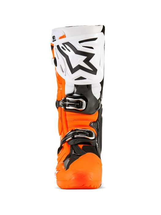 ALPINESTARS TECH 10 ENDURO BOOTS 2026 in Fluo Orange/Black/White