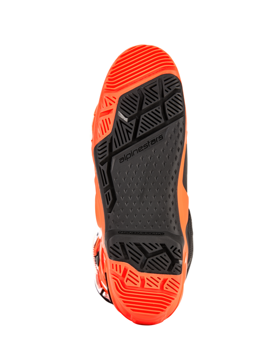 ALPINESTARS TECH 10 ENDURO BOOTS 2026 in Fluo Orange/Black/White