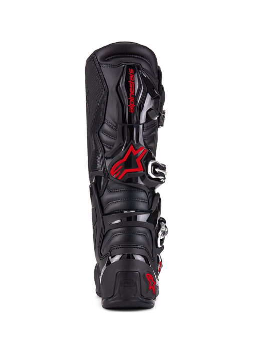 ALPINESTARS TECH 7 BOOTS 2025 in Black/Fluo Red