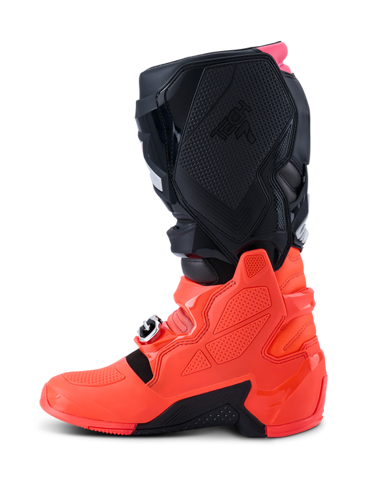ALPINESTARS TECH 7 BOOTS 2026 in Black/Fluo Red/Fluo Pink