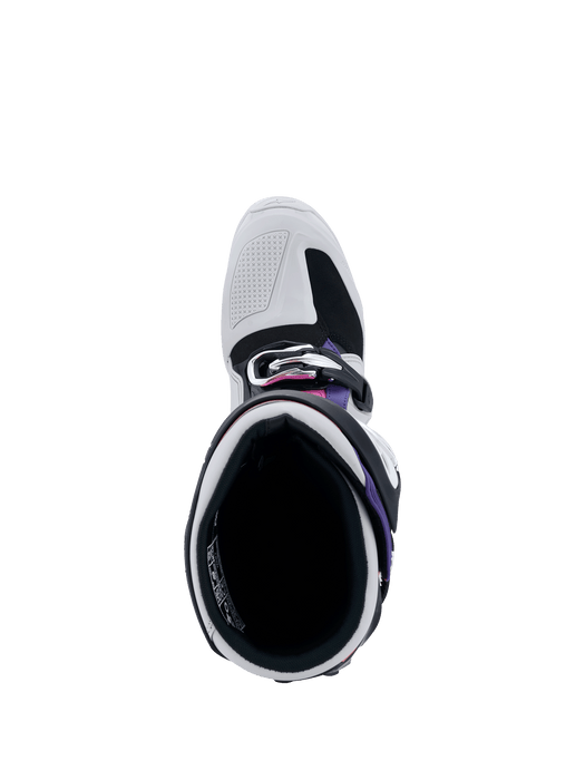 ALPINESTARS TECH 7 BOOTS 2026 in Black/Light Gray/Fluo Orange/Magenta