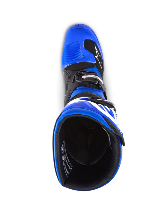 Alpinestars Youth Tech 7S Motocross Boots 2025 in Blue Black/White