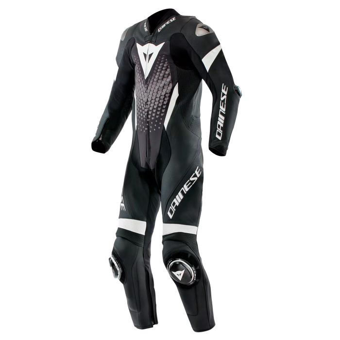 Dainese Laguna SECA 6 Perf One Piece Leather Suit 2025 in Black/White/Anthracite