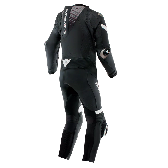 Dainese Laguna SECA 6 Perf One Piece Leather Suit 2025 in Black/White/Anthracite