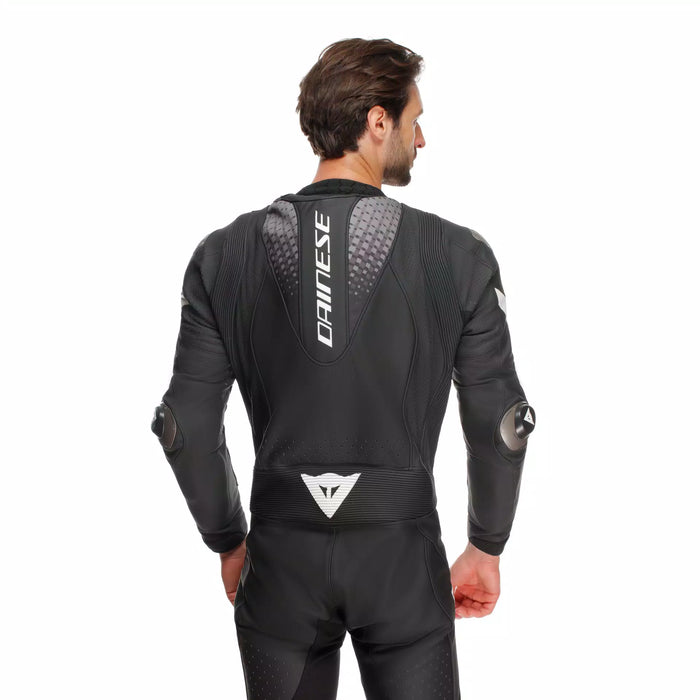 Dainese Laguna SECA 6 Perf One Piece Leather Suit 2025 in Black/White/Anthracite
