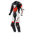 Dainese Laguna SECA 6 Perf One Piece Leather Suit 2025 in Black/White/Red-Fluo