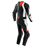 Dainese Laguna SECA 6 Perf One Piece Leather Suit 2025 in Black/White/Red-Fluo