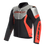 Dainese Racing 5 Jacket 2025 in Silver/Black/Red-Fluo