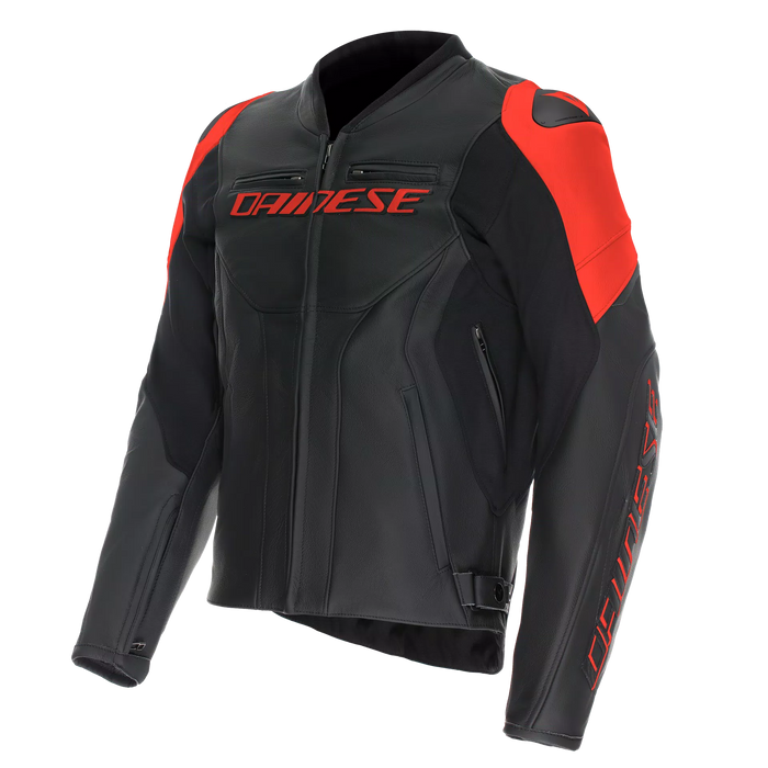 Dainese Racing 5 Jacket 2025 in Black/Red-Fluo