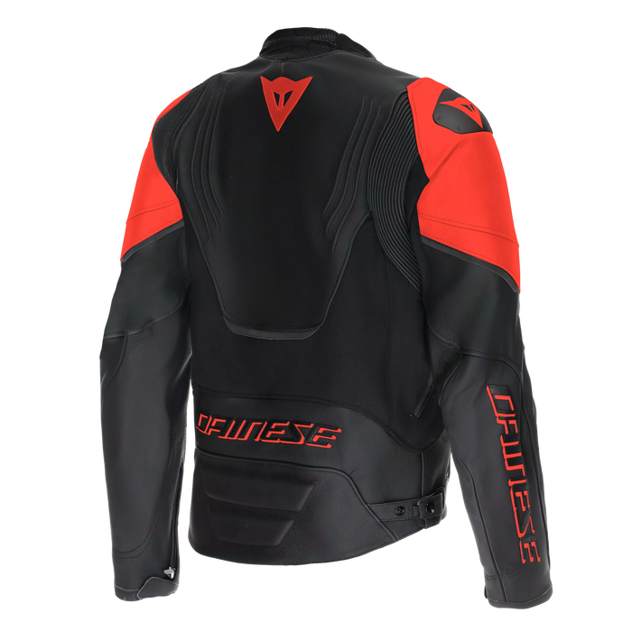 Dainese Racing 5 Jacket 2025 in Black/Red-Fluo